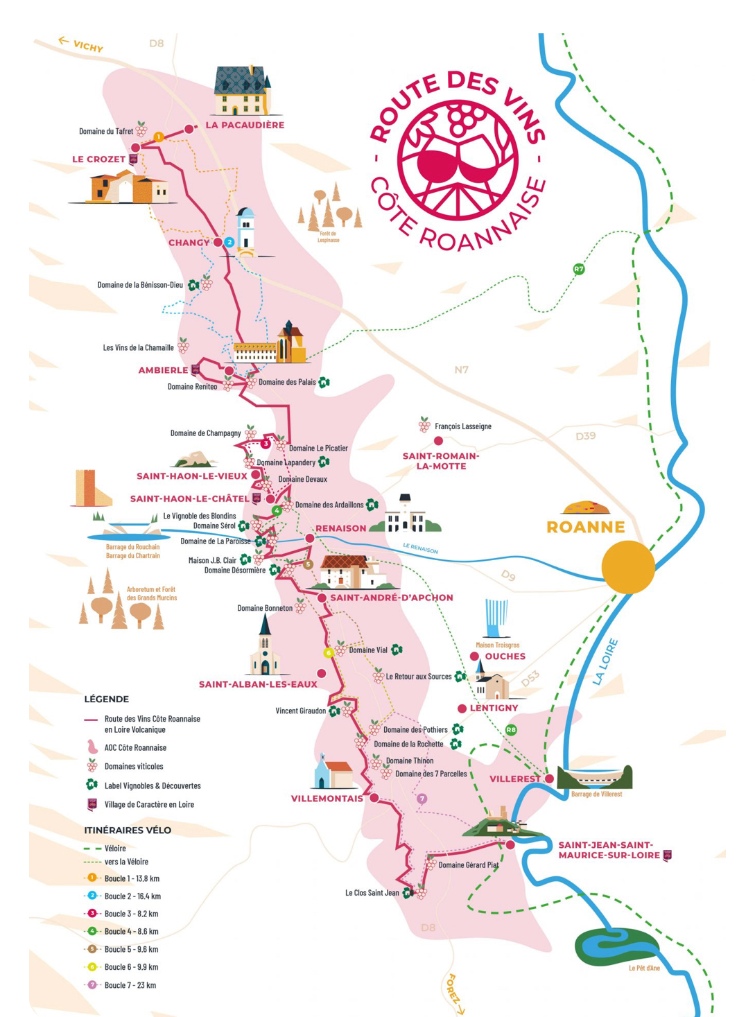activités autour hébergement insolite Loire